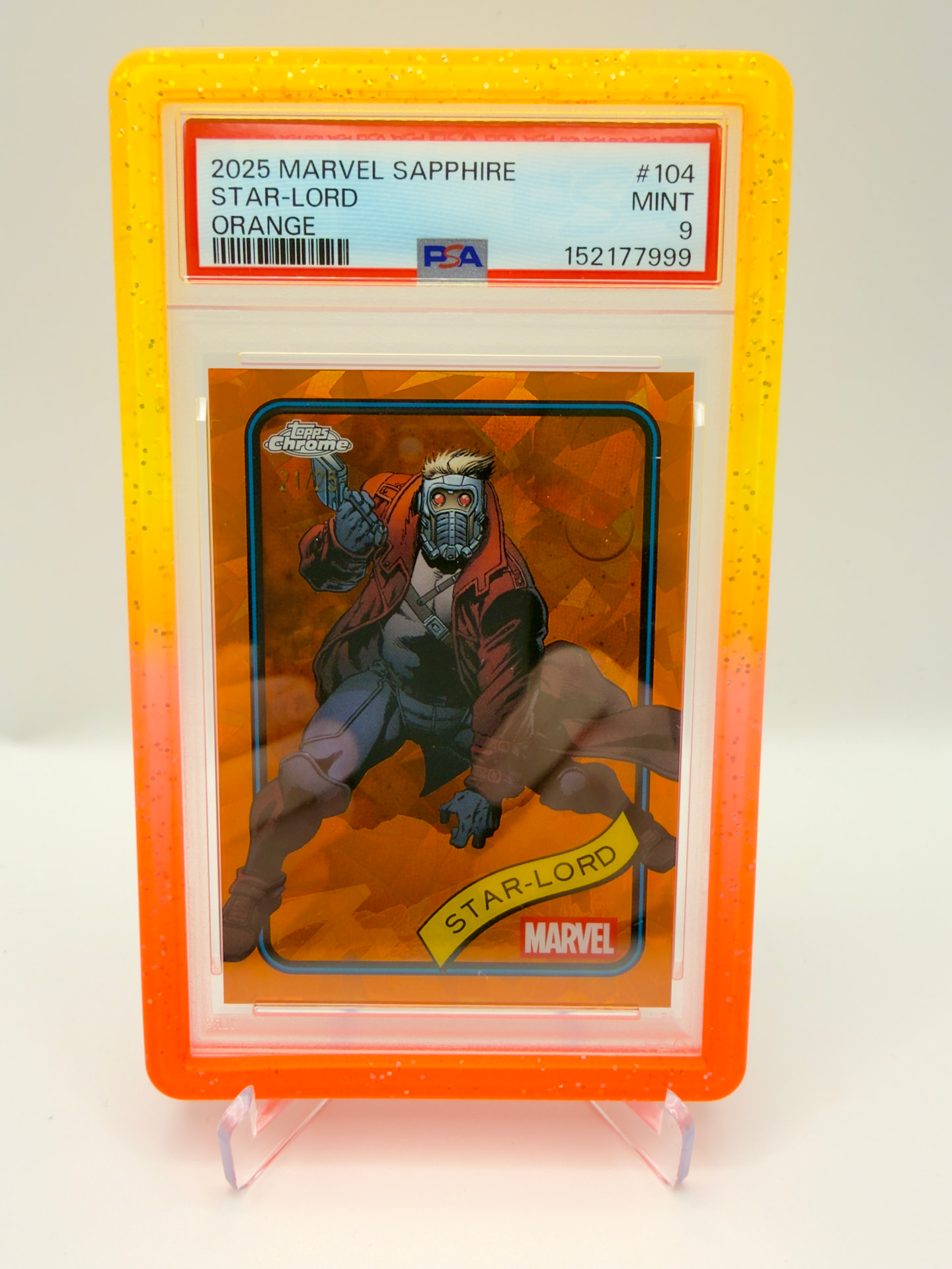 Star-Lord Orange Sapphire /25 front
