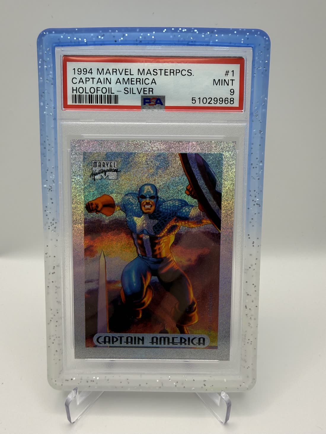 Captain America Holofoil Silver front