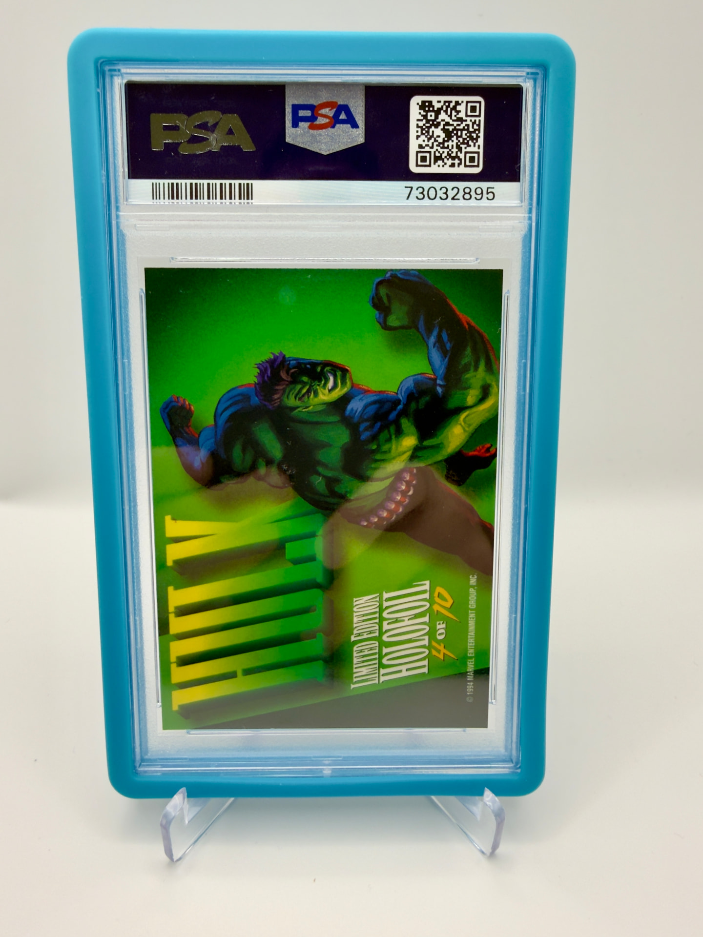Hulk Holofoil Silver back